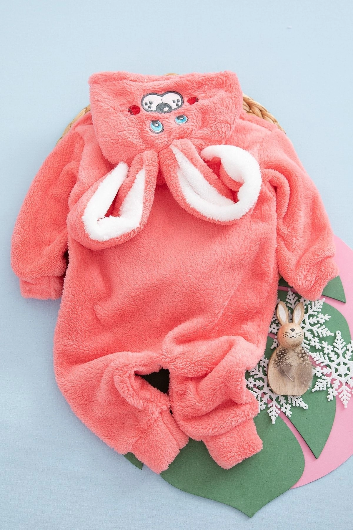 Welsoft%20Unisex%20Fermuarlı%20Peluş%20Kışlık%20Bebek%20Uyku%20Tulumu%20Çocuk%20Tulumu%20ve%20Kostümü%20Tavşan